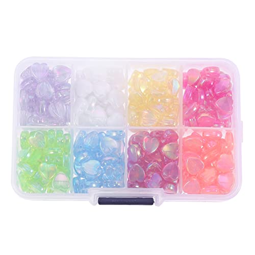 FIXOSHEE 320Stücke Acrylherzperlen Farben für DIY Schmuckherstellung Lose Perlen für Bastelprojekte für Bastler FIXOSHEE 320Stücke Acrylherzperlen Farben für DIY Schmuckherstellung Lose Perlen für Bastelprojekte für Bastler von FIXOSHEE