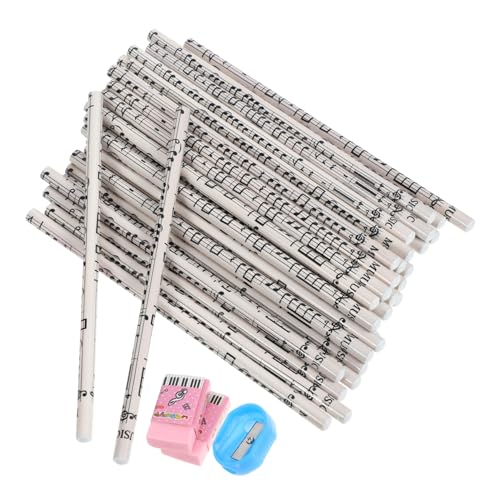 FIXOSHEE 36 Stück Teiliges Holzbleistift mit Musiknoten Robuste Kinderbleistifte mit Radiergummi Kreative Schreibwaren für Schule Büro Jungen und Mädchen Partygeschenke Zufällige Farbe FIXOSHEE 36 Stück Teiliges Holzbleistift mit Musiknoten Robuste Kinderbleistifte mit Radiergummi Kreative Schreibwaren für Schule Büro Jungen und Mädchen Partygeschenke Zufällige Farbe von FIXOSHEE