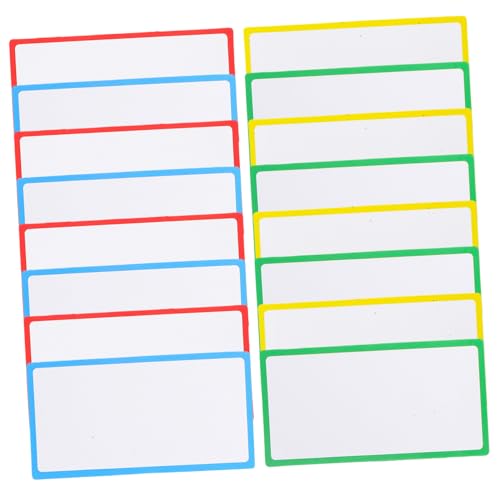 FIXOSHEE 36 Stück Teiliges Magnet Whiteboard mit Farbigen Rändern Wiederbeschreibbare Abwischbare Namensschilder für Kühlschrank Schule Büro Beschreibbare Papieretiketten FIXOSHEE 36 Stück Teiliges Magnet Whiteboard mit Farbigen Rändern Wiederbeschreibbare Abwischbare Namensschilder für Kühlschrank Schule Büro Beschreibbare Papieretiketten von FIXOSHEE