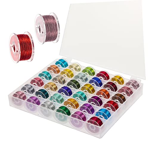 FIXOSHEE 36Rollen Farben Farbenfrohe Stickgarn Praktische Stickseide Metallischer für Kreuzstich Handarbeiten Dekoration und DIY Projekte für Anfänger FIXOSHEE 36Rollen Farben Farbenfrohe Stickgarn Praktische Stickseide Metallischer für Kreuzstich Handarbeiten Dekoration und DIY Projekte für Anfänger von FIXOSHEE