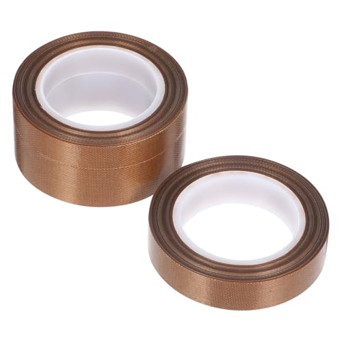 FIXOSHEE 3Rollen Ptfe Klebeband für Vakuumversiegelung Hochtemperaturbeständiges Versiegelungsband für Langlebige Anwendungen von FIXOSHEE