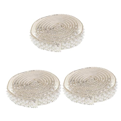 FIXOSHEE 3Rollen Selbstklebendes Perlen Strassband Langlebiger Perlenrhinestone Schmuck für DIY Bastelarbeiten Hochzeit Geburtstag Taschen Gürtel Schuhdekoration FIXOSHEE 3Rollen Selbstklebendes Perlen Strassband Langlebiger Perlenrhinestone Schmuck für DIY Bastelarbeiten Hochzeit Geburtstag Taschen Gürtel Schuhdekoration von FIXOSHEE
