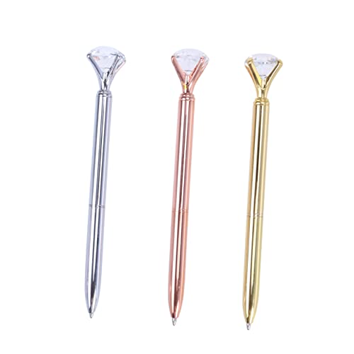 FIXOSHEE 3Stücke Teiliges Roségold Kugelschreiber mit Diamant für Schule und Büro Schreibgerät für Reibungsloses Schreiben und Langlebig für Studierende FIXOSHEE 3Stücke Teiliges Roségold Kugelschreiber mit Diamant für Schule und Büro Schreibgerät für Reibungsloses Schreiben und Langlebig für Studierende von FIXOSHEE