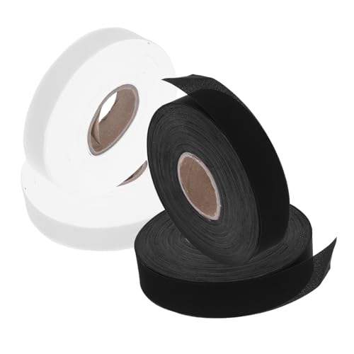 FIXOSHEE 4 Rollen Twill Hemming Tape für Vorhänge und Kleidung Kantenband für DIY Säume Installieren Strapazierfähig und Vielseitig für Feine Stoffe von FIXOSHEE