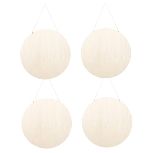 FIXOSHEE 4 Satz Teiliges DIY Unfertige Holzscheiben mit Aufhängeloch Runde Holzanhänger Blanko Holzschild zum Bemalen und Basteln Kreative Holzkunst für Heimwerker und Dekoration FIXOSHEE 4 Satz Teiliges DIY Unfertige Holzscheiben mit Aufhängeloch Runde Holzanhänger Blanko Holzschild zum Bemalen und Basteln Kreative Holzkunst für Heimwerker und Dekoration von FIXOSHEE