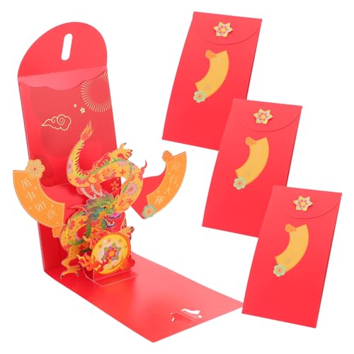 FIXOSHEE 4 Stück Rote Umschläge Drachenjahr Neujahrsfest Geldgeschenk Umschläge für Schmuck und Kleine Geschenke Vielseitig Verwendbar Stabile Papierqualität FIXOSHEE 4 Stück Rote Umschläge Drachenjahr Neujahrsfest Geldgeschenk Umschläge für Schmuck und Kleine Geschenke Vielseitig Verwendbar Stabile Papierqualität von FIXOSHEE