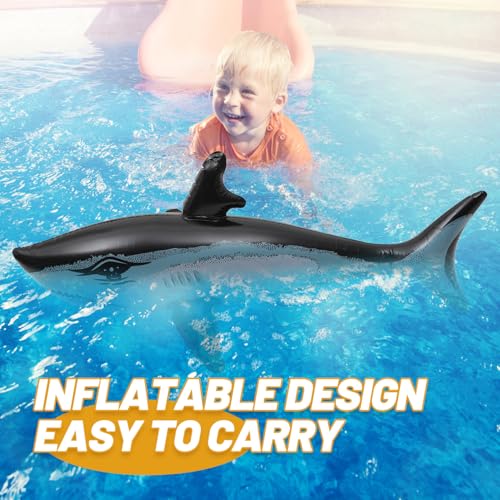 FIXOSHEE 4 Stück Teiliges Aufblasbares Meeresräuber Poolspielzeug aus Langlebigem PVC Leichtes Schwimmendes Wasser Poolpartys Geburtstagsdeko und Pädagogisches Freizeitvergnügen von FIXOSHEE