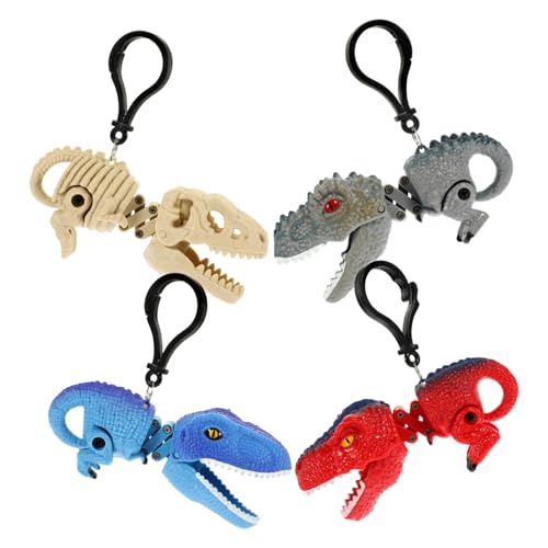 FIXOSHEE 4 Stück Teiliges Dinosaurier Schlüsselanhänger Leichtes Material Vielseitiger Taschen und Rucksackanhänger Kompakt Langlebig Kindgerechtes und Party Mitgebsel FIXOSHEE 4 Stück Teiliges Dinosaurier Schlüsselanhänger Leichtes Material Vielseitiger Taschen und Rucksackanhänger Kompakt Langlebig Kindgerechtes und Party Mitgebsel von FIXOSHEE