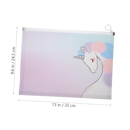 FIXOSHEE 4 Stück Teiliges Dokumententaschen Wasserdichte Reißverschlossene Multifunktionale Kunststoff Mappe mit Einhorn Geeignet für Büro Schule Reise und Aktenaufbewahrung FIXOSHEE 4 Stück Teiliges Dokumententaschen Wasserdichte Reißverschlossene Multifunktionale Kunststoff Mappe mit Einhorn Geeignet für Büro Schule Reise und Aktenaufbewahrung von FIXOSHEE