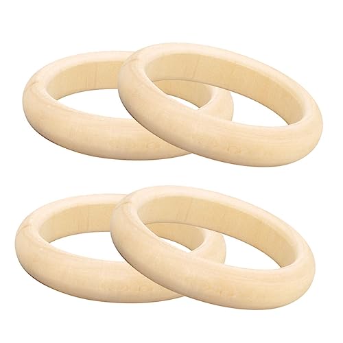 FIXOSHEE 4 Stück Teiliges Dünne Natürliche Holzarmbänder zum Bemalen DIY Malring Bastelset für Kreative Schmuckherstellung Glatte Oberfläche FIXOSHEE 4 Stück Teiliges Dünne Natürliche Holzarmbänder zum Bemalen DIY Malring Bastelset für Kreative Schmuckherstellung Glatte Oberfläche von FIXOSHEE