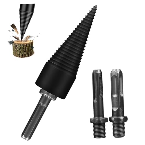 FIXOSHEE 4 Stück Teiliges Holzspalter bohrerset aus Stahl mit Anschlussstangen Schnelles Brennholzspalten Robustes Kegelbohrer Hausgebrauch Camping und Outdoor einsatz FIXOSHEE 4 Stück Teiliges Holzspalter bohrerset aus Stahl mit Anschlussstangen Schnelles Brennholzspalten Robustes Kegelbohrer Hausgebrauch Camping und Outdoor einsatz von FIXOSHEE