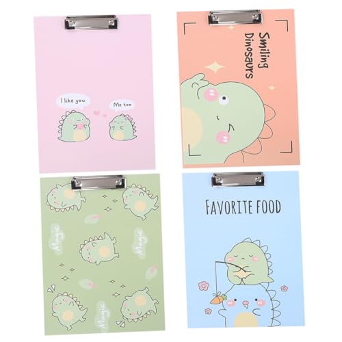 FIXOSHEE 4 Stück Teiliges Klemmbrett mit Cartoon Motiv Multifunktionale Schreibunterlage und Papierhalter Leichter clip Klemmbrett für Schule Büro Robustes Hartfaserbrett in Blau Grün FIXOSHEE 4 Stück Teiliges Klemmbrett mit Cartoon Motiv Multifunktionale Schreibunterlage und Papierhalter Leichter clip Klemmbrett für Schule Büro Robustes Hartfaserbrett in Blau Grün von FIXOSHEE