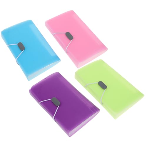 FIXOSHEE 4 Stück Teiliges Mini Fächermappen Fach Dokumenten Organizer Mehrschichtige Aufbewahrungstasche für Belege Quittungen Tickets Farbige Büro Ordner für Zuhause Büro Reise FIXOSHEE 4 Stück Teiliges Mini Fächermappen Fach Dokumenten Organizer Mehrschichtige Aufbewahrungstasche für Belege Quittungen Tickets Farbige Büro Ordner für Zuhause Büro Reise von FIXOSHEE
