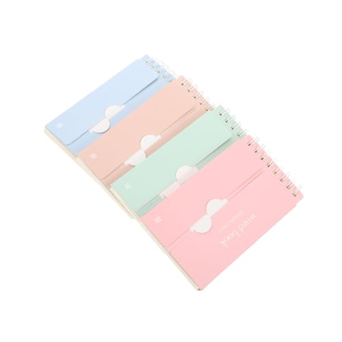 FIXOSHEE 4 Stück Teiliges Notizbuch mit Spiralbindung Portable Memo Cards in gedeckten Farben Blau Grün Braun Glattes Schreibpapier für Vokabeln Lernkarten Handliche Taschennotizbücher FIXOSHEE 4 Stück Teiliges Notizbuch mit Spiralbindung Portable Memo Cards in gedeckten Farben Blau Grün Braun Glattes Schreibpapier für Vokabeln Lernkarten Handliche Taschennotizbücher von FIXOSHEE