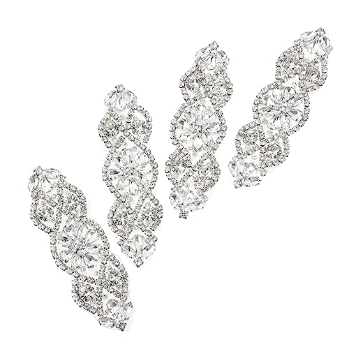 FIXOSHEE 4 Stück Teiliges Strass Applikationen für Brautgürtel Selbstklebende Patches DIY Taillengürtel Verzierung für Brautkleider Abendkleider und Handarbeiten FIXOSHEE 4 Stück Teiliges Strass Applikationen für Brautgürtel Selbstklebende Patches DIY Taillengürtel Verzierung für Brautkleider Abendkleider und Handarbeiten von FIXOSHEE
