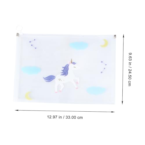FIXOSHEE 4 Stück Transparente Dokumententaschen mit Reißverschluss Multifunktionale Kunststoff organizer für Schüler und Büro Niedliches Cartoon design Praktische Aufbewahrungstasche für FIXOSHEE 4 Stück Transparente Dokumententaschen mit Reißverschluss Multifunktionale Kunststoff organizer für Schüler und Büro Niedliches Cartoon design Praktische Aufbewahrungstasche für von FIXOSHEE