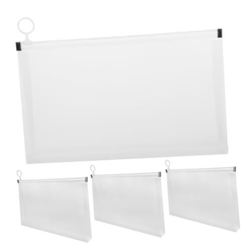 FIXOSHEE 4 Stück Zipper Dokumententasche Teiliges Großer Fassungsvermögen Transparenter Wiederverwendbarer Organizer für Rechnungen und Dokumente Praktische Aufbewahrungstasche mit FIXOSHEE 4 Stück Zipper Dokumententasche Teiliges Großer Fassungsvermögen Transparenter Wiederverwendbarer Organizer für Rechnungen und Dokumente Praktische Aufbewahrungstasche mit von FIXOSHEE