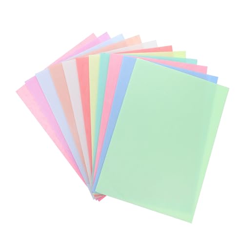 FIXOSHEE 40 Blatt Druckgrafik Zeichenbrett Bunte Bastelpapier Mix Stabiles DIY und Bastelset für Jungen und Mädchen Leicht Zuschneidbar Vielseitig für Zeichnen und Malen von FIXOSHEE