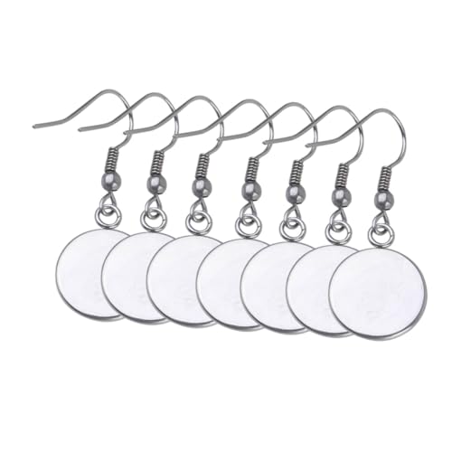 FIXOSHEE 40 Stück Edelstahl Ohrhaken Basisplatten Rundform für DIY Ohrringe Schmuckherstellung Eardrop Dangler Kit Zeitglas Anhänger Basteln für Frauen FIXOSHEE 40 Stück Edelstahl Ohrhaken Basisplatten Rundform für DIY Ohrringe Schmuckherstellung Eardrop Dangler Kit Zeitglas Anhänger Basteln für Frauen von FIXOSHEE