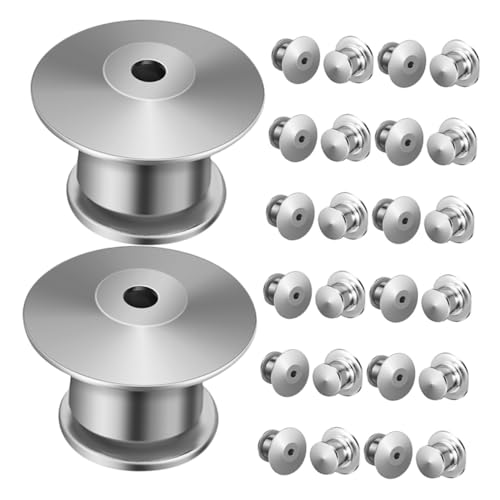 FIXOSHEE 40 Stück Metallverschluss Verschlussstifte Pin Safety Backs mit Federverschluss Sicherer Halt für Broschen Anstecknadeln Abzeichen DIY Schmuck Zubehör FIXOSHEE 40 Stück Metallverschluss Verschlussstifte Pin Safety Backs mit Federverschluss Sicherer Halt für Broschen Anstecknadeln Abzeichen DIY Schmuck Zubehör von FIXOSHEE