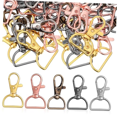FIXOSHEE 40 Stück Teiliges Metallhaken mit D Ringen und Drehkarabinern Langlebige Schlüsselanhänger Clips in Farben Vielseitig für DIY Basteln Handtaschen und Schlüssel Stabile FIXOSHEE 40 Stück Teiliges Metallhaken mit D Ringen und Drehkarabinern Langlebige Schlüsselanhänger Clips in Farben Vielseitig für DIY Basteln Handtaschen und Schlüssel Stabile von FIXOSHEE