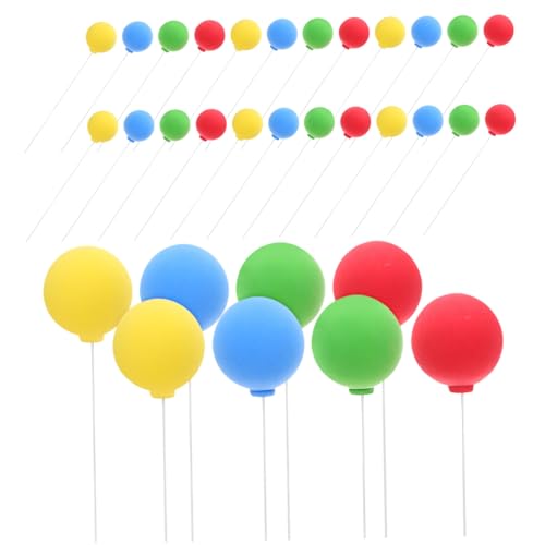 FIXOSHEE 40 Stück Teiliges Mini Tortendeko Bunte Tonkugeln Luftballon Cake Topper für Geburtstag Hochzeit Partyfest Dekoration Vielseitig Einsetzbar Einfache Befestigung Lebendige FIXOSHEE 40 Stück Teiliges Mini Tortendeko Bunte Tonkugeln Luftballon Cake Topper für Geburtstag Hochzeit Partyfest Dekoration Vielseitig Einsetzbar Einfache Befestigung Lebendige von FIXOSHEE