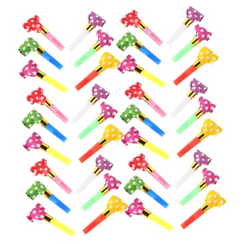 FIXOSHEE 40 Stück Teiliges Party Bunt Kinderfreundliche Geburtstags pfeifen mit Kreativem Design Leichtes Tragbares Spielzeughorn für Erwachsene Geeignet als Party mitgebsel und FIXOSHEE 40 Stück Teiliges Party Bunt Kinderfreundliche Geburtstags pfeifen mit Kreativem Design Leichtes Tragbares Spielzeughorn für Erwachsene Geeignet als Party mitgebsel und von FIXOSHEE