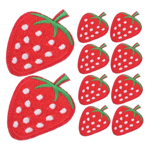 FIXOSHEE 40 Stück Teiliges Rote Erdbeer Stickerei Bügelapplikationen Langlebige Farbintensive DIY Patches zum Aufbügeln für Kleidung Taschen Hüte Kreative Reparatur und Verzierung FIXOSHEE 40 Stück Teiliges Rote Erdbeer Stickerei Bügelapplikationen Langlebige Farbintensive DIY Patches zum Aufbügeln für Kleidung Taschen Hüte Kreative Reparatur und Verzierung von FIXOSHEE