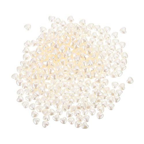 FIXOSHEE 400 Stück Herzförmige Flatback Charms Abs Imitationsperlen für Schmuckherstellung und Diy Bastelprojekte Süße Love Heart Perlen für Kreative Dekorationen bei Events und FIXOSHEE 400 Stück Herzförmige Flatback Charms Abs Imitationsperlen für Schmuckherstellung und Diy Bastelprojekte Süße Love Heart Perlen für Kreative Dekorationen bei Events und von FIXOSHEE