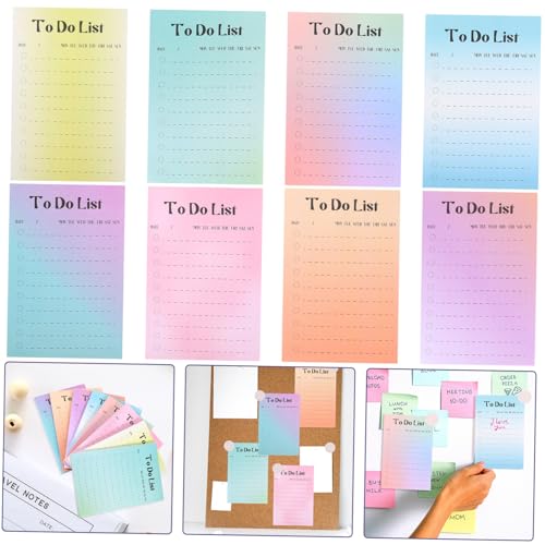 FIXOSHEE 400 Stück Memo Pads Selbstklebend Abreißbar Kleine Haftnotizen Notizzettel für Schule Büro Kreative To do listen Kawaii Schreibunterlage Handlich Portable von FIXOSHEE