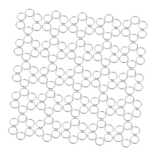 FIXOSHEE 400 Stück Schmuck Sprungringe Zinklegierung Runde Offene Diy Verbinder Ringe für Armbänder Halsketten Ohrringe Schlüsselanhänger Handgefertigte Schmuckzubehör FIXOSHEE 400 Stück Schmuck Sprungringe Zinklegierung Runde Offene Diy Verbinder Ringe für Armbänder Halsketten Ohrringe Schlüsselanhänger Handgefertigte Schmuckzubehör von FIXOSHEE