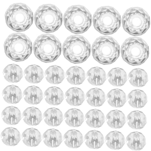FIXOSHEE 400 Stück Transparent Ab Farbige Facettierte Glasperlen Flache Spacer Perlen Für Schmuckherstellung DIY Armbänder Halsketten Bastelperlen Zubehör FIXOSHEE 400 Stück Transparent Ab Farbige Facettierte Glasperlen Flache Spacer Perlen Für Schmuckherstellung DIY Armbänder Halsketten Bastelperlen Zubehör von FIXOSHEE