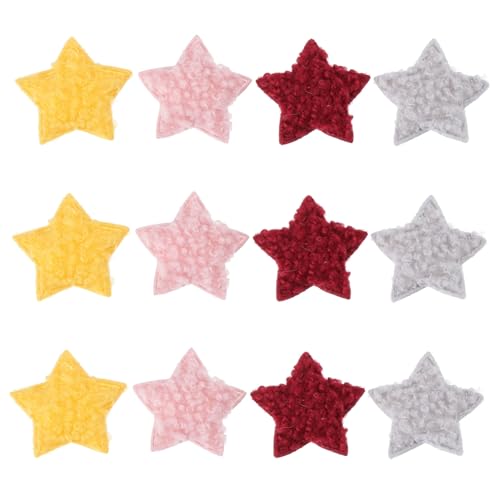 FIXOSHEE 40Stücke Künstliche Sterne Aufnäher DIY Bügelbilder für Kleidung Taschen und Haarschmuck Vielseitige Bastel Accessoires Zufällige Farben Material FIXOSHEE 40Stücke Künstliche Sterne Aufnäher DIY Bügelbilder für Kleidung Taschen und Haarschmuck Vielseitige Bastel Accessoires Zufällige Farben Material von FIXOSHEE