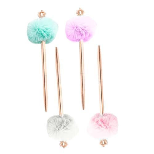 FIXOSHEE 4Stücke Pompom Stift Niedlicher Kugelschreiber für Büro und Studium Plüsch Kugelschreiber für Studenten und Kreative FIXOSHEE 4Stücke Pompom Stift Niedlicher Kugelschreiber für Büro und Studium Plüsch Kugelschreiber für Studenten und Kreative von FIXOSHEE