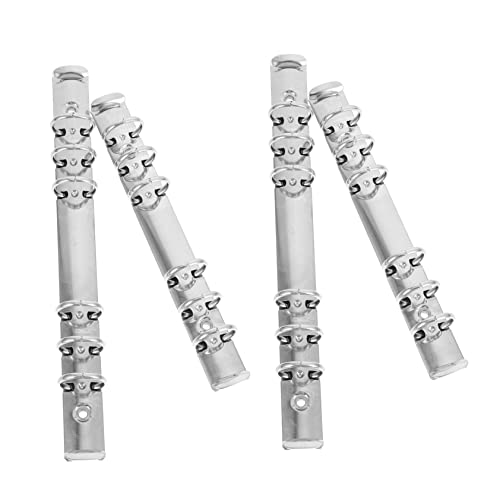 FIXOSHEE 4Stücke Segmentierte Bindemittel Ringe für Lose Blattbinder Hochwertigem und Praktisch für Scrapbooking und Büroorganisation von FIXOSHEE