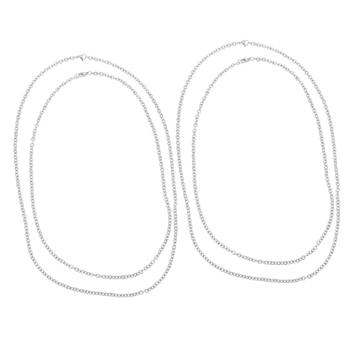 FIXOSHEE 4Stücke Titanstahl Kette für DIY Schmuckherstellung und Hochwertige für Basteln und Persönliche Schmuckstücke FIXOSHEE 4Stücke Titanstahl Kette für DIY Schmuckherstellung und Hochwertige für Basteln und Persönliche Schmuckstücke von FIXOSHEE