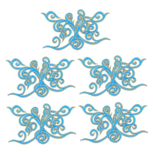 FIXOSHEE 5 Paare Barock Stickapplikationen Wolkenform Bügel Nähbare Verzierungen Farblich Abgestimmt See Blau Stickerei Patches für Hochzeitskleider Performance Kostüme Partykleider FIXOSHEE 5 Paare Barock Stickapplikationen Wolkenform Bügel Nähbare Verzierungen Farblich Abgestimmt See Blau Stickerei Patches für Hochzeitskleider Performance Kostüme Partykleider von FIXOSHEE