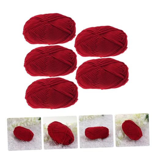FIXOSHEE 5 Rollen Baumwollgarn zum Häkeln und Stricken Fach Gedrehte Mercerisierte Baumwolle Weiches Hautfreundliches Handarbeitsgarn für Kissen Decken und DIY Handwerk FIXOSHEE 5 Rollen Baumwollgarn zum Häkeln und Stricken Fach Gedrehte Mercerisierte Baumwolle Weiches Hautfreundliches Handarbeitsgarn für Kissen Decken und DIY Handwerk von FIXOSHEE