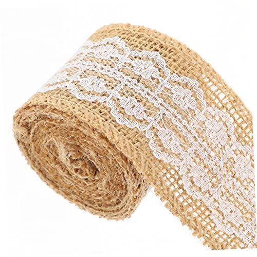 FIXOSHEE 5 Rollen Dekoratives Juteband mit Spitzenmuster Langlebiges Verpackungsband für Geschenkverpackung DIY Bastelarbeiten Hochzeiten Partys und Blumenarrangements FIXOSHEE 5 Rollen Dekoratives Juteband mit Spitzenmuster Langlebiges Verpackungsband für Geschenkverpackung DIY Bastelarbeiten Hochzeiten Partys und Blumenarrangements von FIXOSHEE