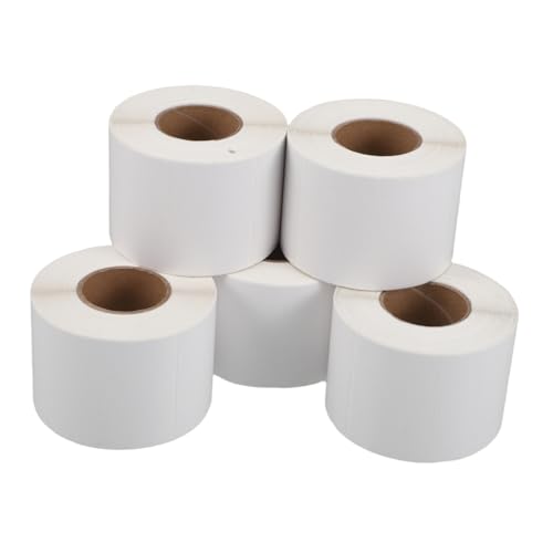 FIXOSHEE 5 Rollen Thermopapieretiketten Versandetiketten Druckaufkleber Rolle Blankoetiketten Aufkleber Zum Versenden Von Barcodes Und Adressetiketten FIXOSHEE 5 Rollen Thermopapieretiketten Versandetiketten Druckaufkleber Rolle Blankoetiketten Aufkleber Zum Versenden Von Barcodes Und Adressetiketten von FIXOSHEE