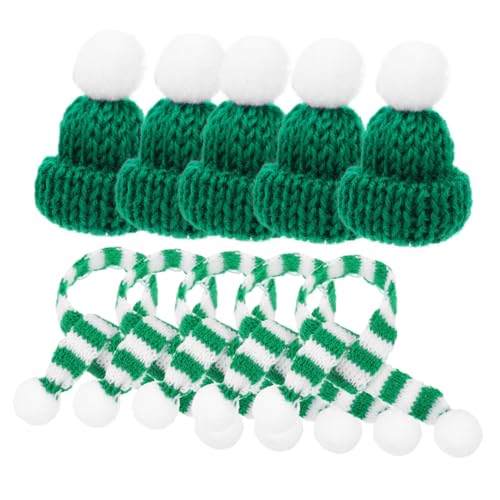 FIXOSHEE 5 Sätze Mini Weihnachtsmützen und Wollschals für Flaschen Weiche Dekorative Xmas Party Accessoires Vielseitige Flaschen und Tischdekoration für Festliche Weinliebhaber FIXOSHEE 5 Sätze Mini Weihnachtsmützen und Wollschals für Flaschen Weiche Dekorative Xmas Party Accessoires Vielseitige Flaschen und Tischdekoration für Festliche Weinliebhaber von FIXOSHEE