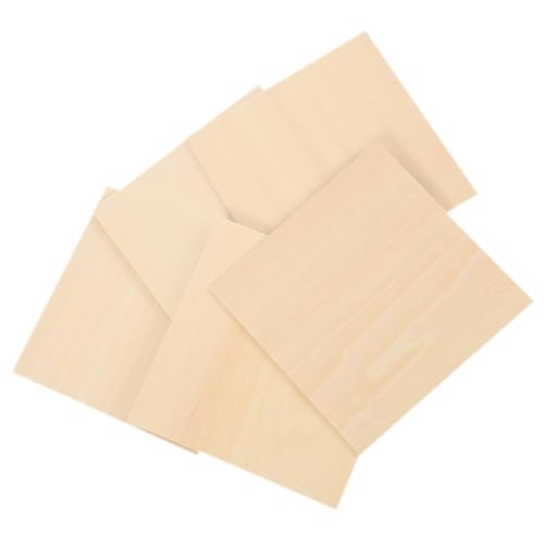 FIXOSHEE 5 Stück Bastelholzplatten Lindenholz Unbehandelte Holzplatten für DIY Projekte Vielseitige Holzscheiben für Kunsthandwerk und Gestaltung FIXOSHEE 5 Stück Bastelholzplatten Lindenholz Unbehandelte Holzplatten für DIY Projekte Vielseitige Holzscheiben für Kunsthandwerk und Gestaltung von FIXOSHEE