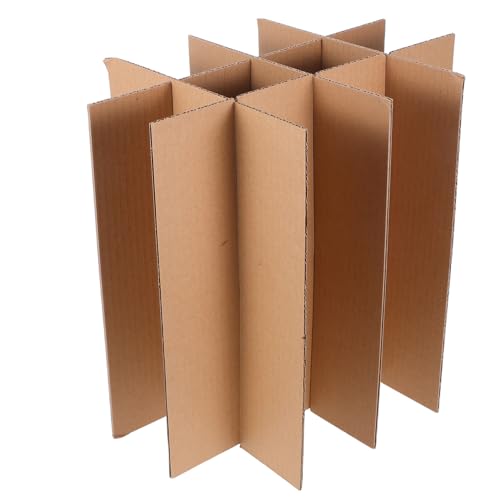 FIXOSHEE 5 Stück Karton Trennwände für Weinflaschen Stabile Wiederverwendbare Karton Partitionen Leicht und Robust Sicherer Flaschentransport Passend für Verschiedene Weinflaschengrößen FIXOSHEE 5 Stück Karton Trennwände für Weinflaschen Stabile Wiederverwendbare Karton Partitionen Leicht und Robust Sicherer Flaschentransport Passend für Verschiedene Weinflaschengrößen von FIXOSHEE