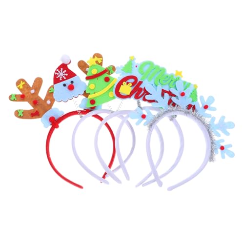 FIXOSHEE 5 Stück Leuchtendes Weihnachts-stirnband Rentier-hirschgeweih-stirnband Leuchtete Schneeflockenstirnbänder Weihnachtsparty Liefert Das Haustier FIXOSHEE 5 Stück Leuchtendes Weihnachts-stirnband Rentier-hirschgeweih-stirnband Leuchtete Schneeflockenstirnbänder Weihnachtsparty Liefert Das Haustier von FIXOSHEE