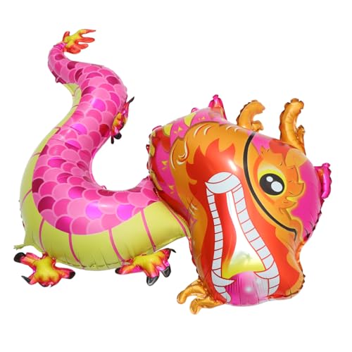 FIXOSHEE 5 Stück Pinke Aluminiumfolie Drachen Luftballons für Neujahr Party Dekoration Wiederverwendbar Robust Einfache Befüllung Festlich Langlebig FIXOSHEE 5 Stück Pinke Aluminiumfolie Drachen Luftballons für Neujahr Party Dekoration Wiederverwendbar Robust Einfache Befüllung Festlich Langlebig von FIXOSHEE