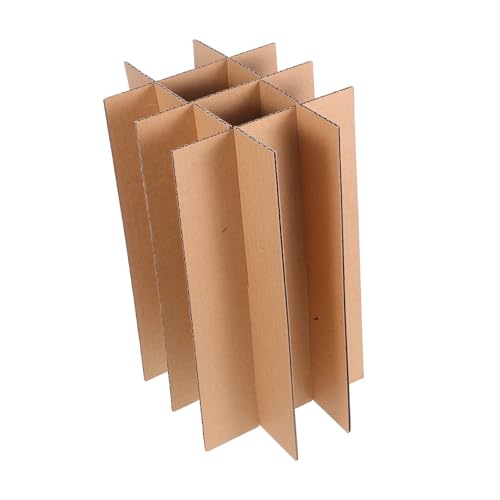 FIXOSHEE 5 Stück Rotweinkarton Trennwände Boxen Glas Verpackungsmaterialien Für Den Umzug Glastrennwand Kits Würfel Trennwände Einsätze Verpackung Umzug Glaswaren FIXOSHEE 5 Stück Rotweinkarton Trennwände Boxen Glas Verpackungsmaterialien Für Den Umzug Glastrennwand Kits Würfel Trennwände Einsätze Verpackung Umzug Glaswaren von FIXOSHEE