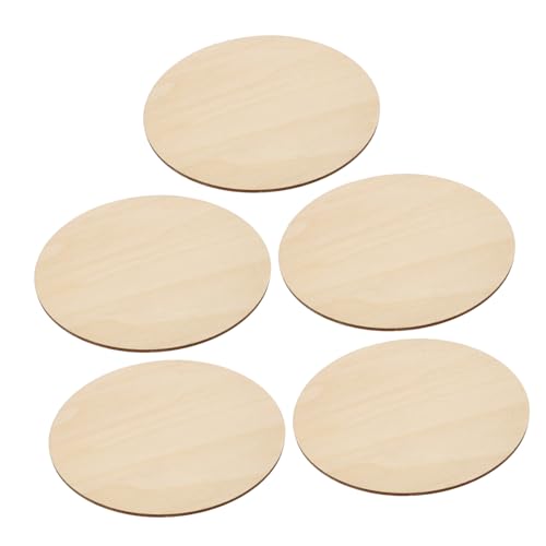 FIXOSHEE 5 Stück Runde Holzscheiben Dünne Unbehandelte Holzteile aus Natürlichem Holz Leichtes Bastelmaterial für DIY Malerei Hochzeitsdekoration und Handwerksprojekte FIXOSHEE 5 Stück Runde Holzscheiben Dünne Unbehandelte Holzteile aus Natürlichem Holz Leichtes Bastelmaterial für DIY Malerei Hochzeitsdekoration und Handwerksprojekte von FIXOSHEE