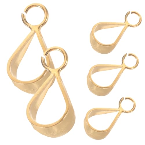 FIXOSHEE 5 Stück Sterlingsilber Quetschclips Anhängerverbinder Schmuckverschluss für Halsketten DIY Schmuckherstellung Langlebig Vielseitig Einsetzbar für Kristall Jadeanhänger FIXOSHEE 5 Stück Sterlingsilber Quetschclips Anhängerverbinder Schmuckverschluss für Halsketten DIY Schmuckherstellung Langlebig Vielseitig Einsetzbar für Kristall Jadeanhänger von FIXOSHEE