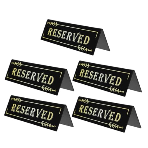 FIXOSHEE 5 Stück Teiliges Acryl Förmiges Tischreservierungsset Doppelseitig Bedruckt Stabile Aufsteller für Hochzeit Party Restaurant Büro und Meeting und Langlebig FIXOSHEE 5 Stück Teiliges Acryl Förmiges Tischreservierungsset Doppelseitig Bedruckt Stabile Aufsteller für Hochzeit Party Restaurant Büro und Meeting und Langlebig von FIXOSHEE