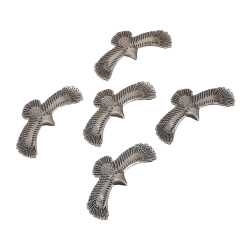 FIXOSHEE 5 Stück Teiliges DIY Taschen nieten aus Legiertem mit Adler motiv Stilvolle Kleidung und Leder Bastelzubehör Einfach Anzubringen Modische Verzierungen für Individuelle Handarbeit von FIXOSHEE